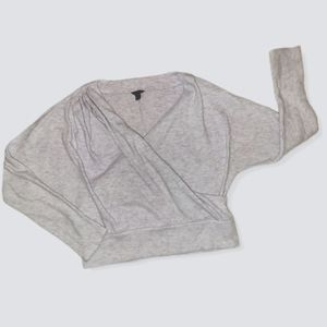Cris cross fleece top